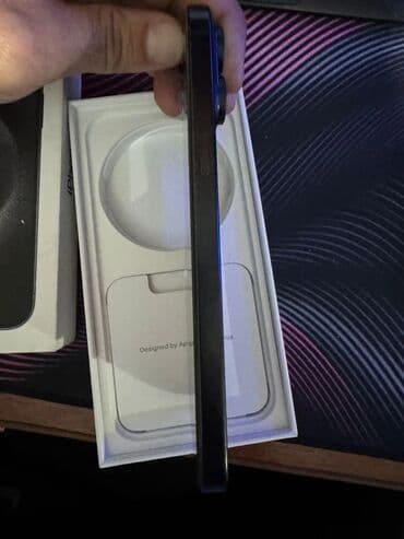 купить детские смарт часы: IPhone 15 Pro Max, Колдонулган, 256 ГБ, Кара, Кабель, 93 % — 1