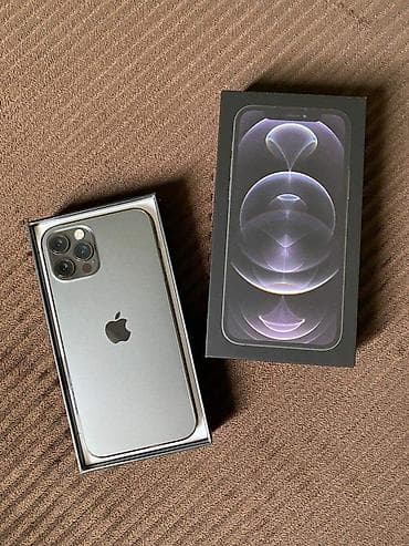 авто магинитафон: IPhone 12 Pro Max, Б/у, 256 ГБ, Черный, Зарядное устройство, Защитное стекло, Чехол, 82 % — 1