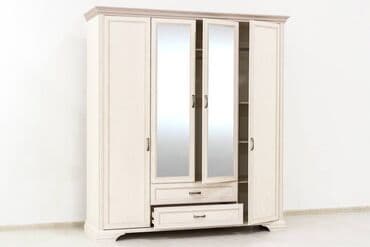 шыфонеры: Шкаф для одежды 4Д (Monako 4D2S), коллекции Монако, Сосна Винтаж — 5