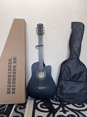 Акустическая гитара Kamoer 41" (дредноут) с вырезом, комплект