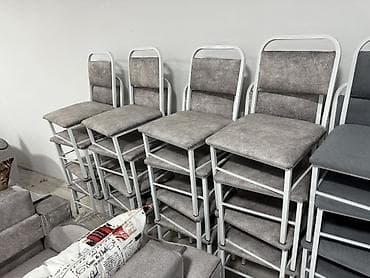 aloe vera: Кухонный стол и стул, цвет - Серый — 3