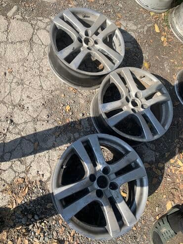 diski24_oil: Литые Диски R 17 Honda, Комплект, отверстий - 4, Б/у