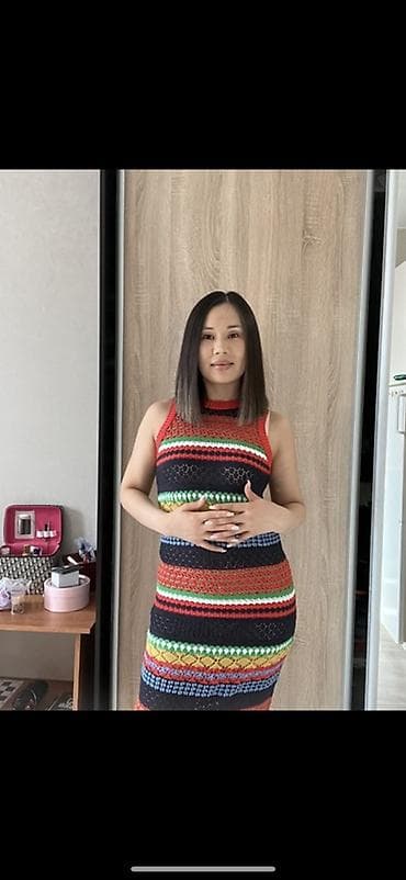 Вязаное платье миди без рукавов

Оригинал Mango . Размер s