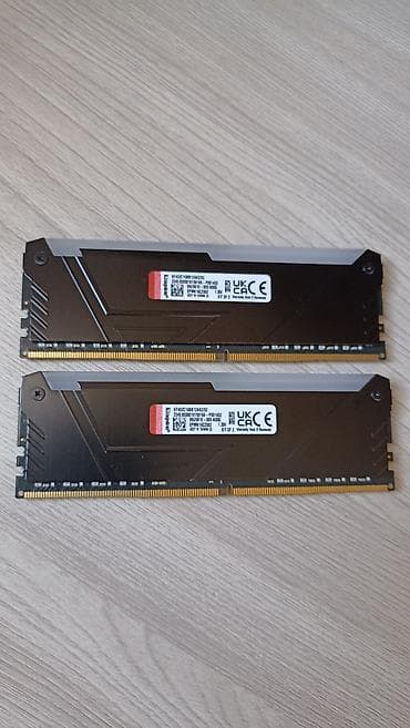 kingston fury: Оперативная память (RAM) для ПК, Б/у, Kingston Fury, 32 ГБ, DDR4, 3200 МГц — 3