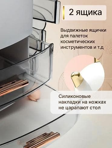 city: Органайзер для косметики с купольной крышкой - Вместительный бокс для — 9