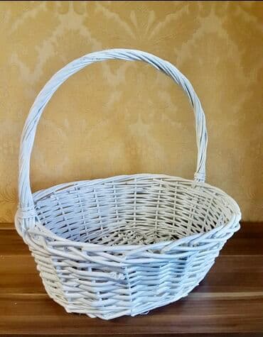 мешок большой: Корзина плетеная Размер 48- 38 -15. Подходит для фотосессии, себета — 3