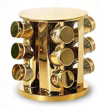 подставка для шаров: Набор стильных аксессуаров для кухни в золотом исполнении. 1) — 2