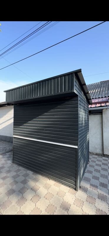 продажа домофонов: Договорная! Модульный киоск черного цвета, предназначенный для — 1