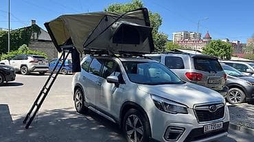 авто спальник: Автомобильная палатка на крышу (рюфтоп-тент) с жёстким чехлом - Тип — 2