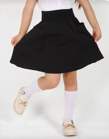 кожанный плащ: Школьная форма, цвет - Черный, Новый — 5