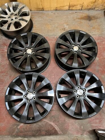 купить железные диски: Литые Диски R 18 Subaru, Комплект, отверстий - 5, Б/у — 1