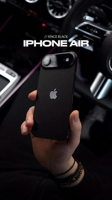 телефон айфрн: IPhone Air, Новый, 256 ГБ, Black Titanium, Кабель, 100 % — 3