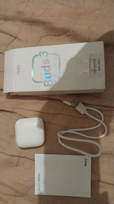 чехлы на redmi airdots: Беспроводные вкладыши наушники, Xiaomi, Redmi Buds, Новый — 1