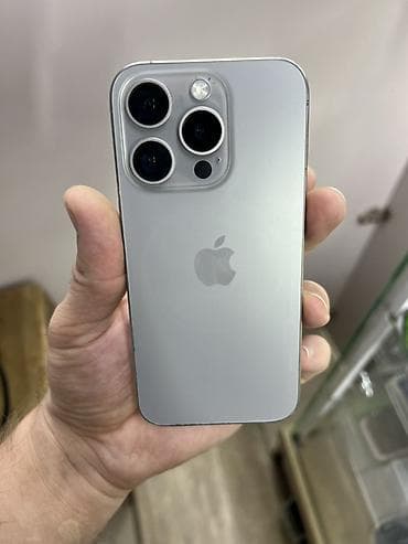 8 plus: IPhone 15 Pro, Б/у, 256 ГБ, Natural Titanium, 82 % — 2