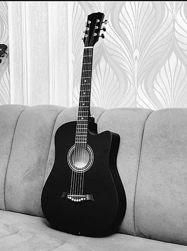 Музыкальные инструменты: Акустическая гитара 41" с вырезом (cutaway), классический дредноут. - — 1