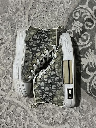 Мужские кроссовки, 37, Dior, Б/у, цвет - Серый