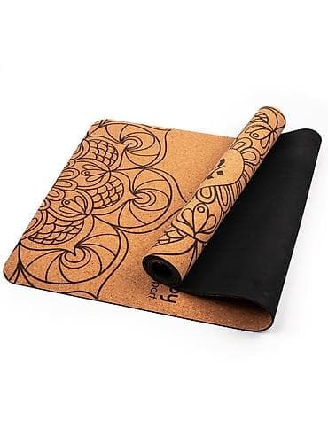 кирпич для йоги: Коврик для йоги, изготовлен из натуральной пробки и натурального — 2