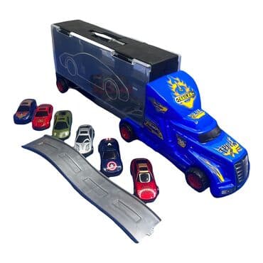 игрушки только оптом: Транспортер Hot Wheels с 6-ю качественными железными машинами [ акция — 6