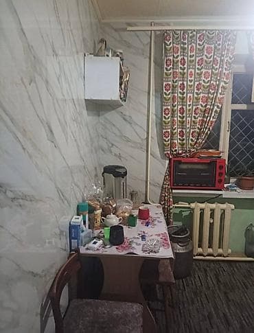 Батирлер: 1 бөлмө, 34 м², 8-мкр 104-серия, 1 кабат, Косметикалык оңдоо — 8