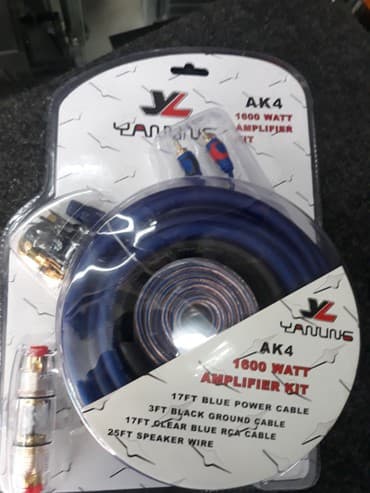 Автоэлектроника: Силовые провода для подключения усилителей линейные звуковые кабеля — 1