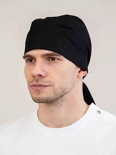 для барбера: Поварской Бандана-кашпo для головы - Назначение: для поваров — 1