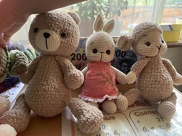 my home: Мягкие вязаные игрушки ручной работы, выполненные крючком. В — 6