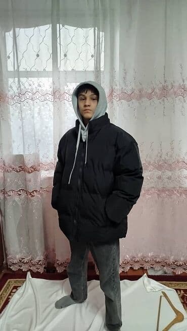 женская одежда больших размеров: Мужская двусторонняя утепленная куртка с высоким воротником Бесплатная — 9