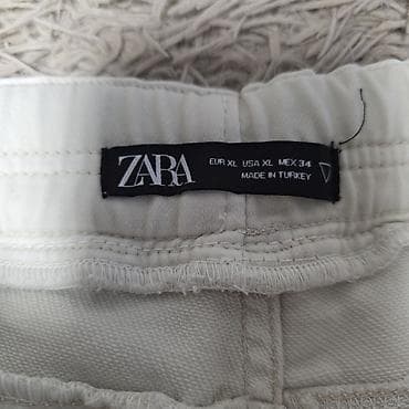 Брюки: Мужские брюки, L, XL, 2XL, Zara, Б/у, цвет - Бежевый, Самовывоз, Бесплатная доставка, Платная доставка — 6