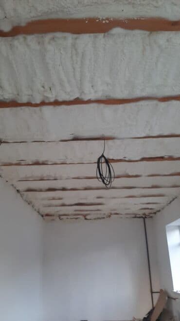 Пена, ппу, Утепление пенополиуретан, мансард Ангарыхолодильник