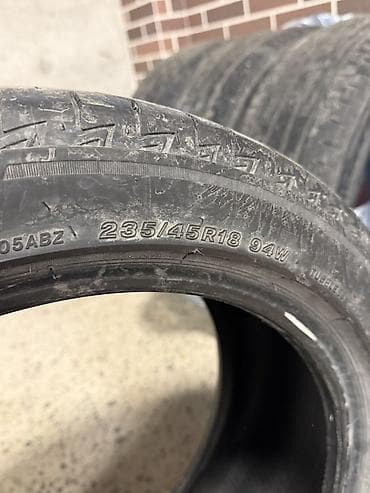 80 b4: Шины 235 / 45 / R 18, Лето, Комплект, Легковые, Bridgestone — 2