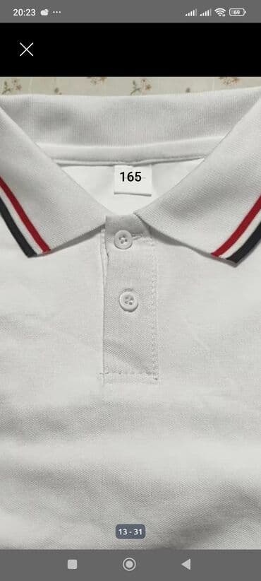 шьем футболку: Рубашка, цвет - Белый, Новый — 6