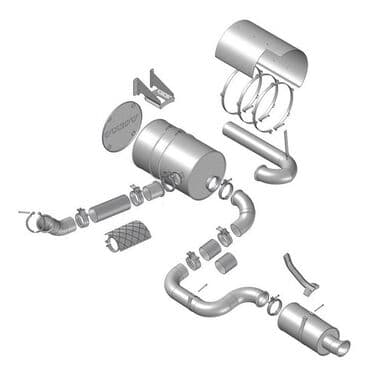 Выхлопная система Вольво ( Volvo ) комплектующие на грузовое авто