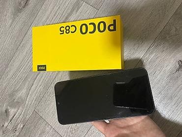 nokia e: Poco C85, Б/у, 256 ГБ, цвет - Черный, 1 SIM, 2 SIM, eSIM — 4