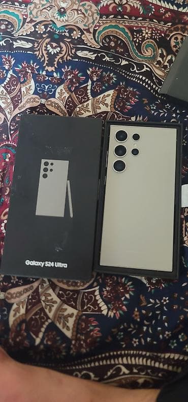 ip: Samsung Galaxy S24 Ultra, Б/у, 512 ГБ, цвет - Бежевый, 1 SIM — 1