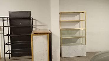 стеклянная полка: Полка для магазина, Железо — 2