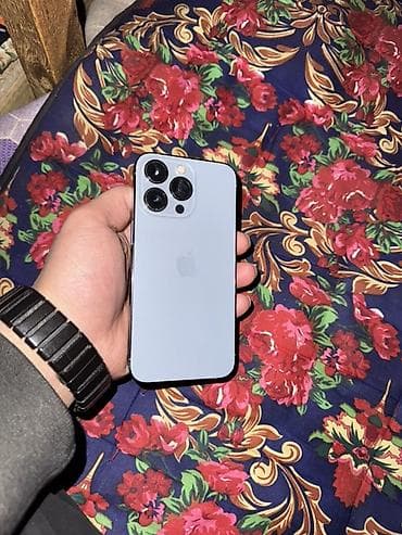 apple whatch 3: IPhone 13 Pro, Б/у, 128 ГБ, Серебристый, 87 % — 1