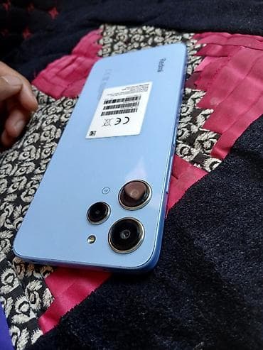 redmi 9 note: Redmi, Redmi 12 5G, Б/у, 128 ГБ, цвет - Голубой, 1 SIM, 2 SIM — 2