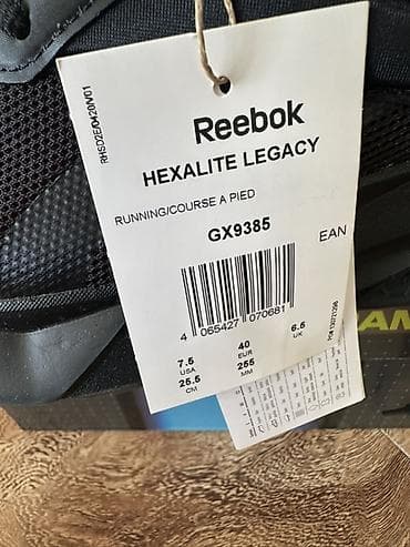 slim patch: Мужские кроссовки, 40, Reebok, Новый, цвет - Черный, Самовывоз — 3