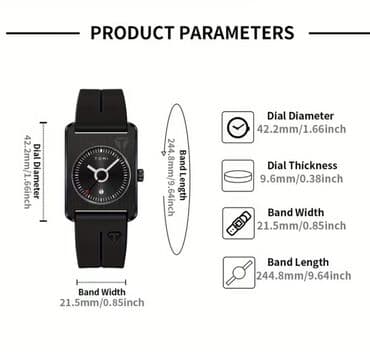 часы показывающие время намаза: Часы TOMI с прямоугольным корпусом и круглым циферблатом - Дизайн — 6