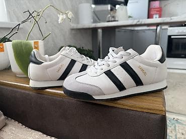 пиджак кожа: Мужские кроссовки, 39, Новый, цвет - Белый, Бесплатная доставка — 2