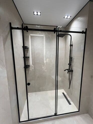 бу душ кабинка: Душевая перегородка/кабина из закалённого стекла с раздвижной системой — 4