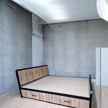 железный кровать купить: Двуспальная кровать с металлическим каркасом и фасадами под древесину — 1