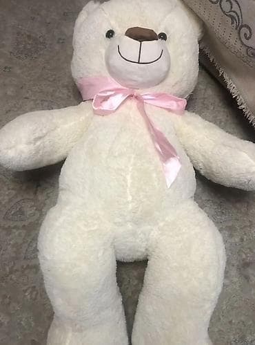 медель мягкая: Большой плюшевый мишка SmolToys - Производитель: SmolToys (этикетка — 2