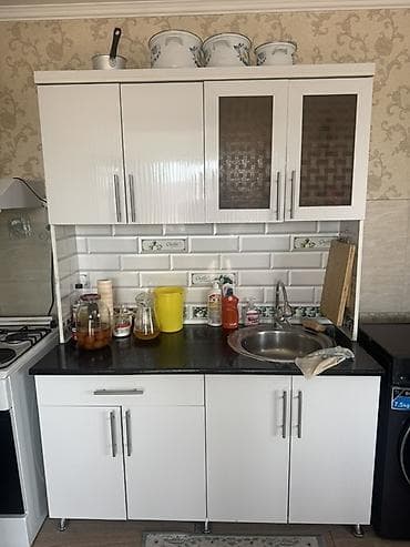 Кухонные гарнитуры: Кухонный гарнитур, цвет - Белый, Металл — 2