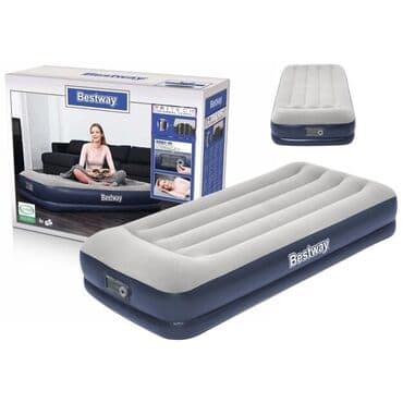 матрас кровать интекс: Надувная кровать с подголовником Bestway 67723 Tritech Airbed — 2