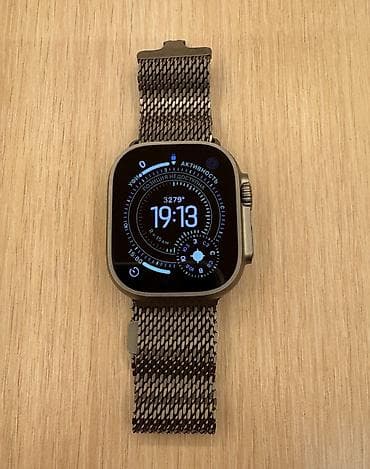 ремешки на эпл вотч ультра 2: Продаю Apple  Watch Ultra 2st. Gen. Natural Titanium 49mm с титановой — 1