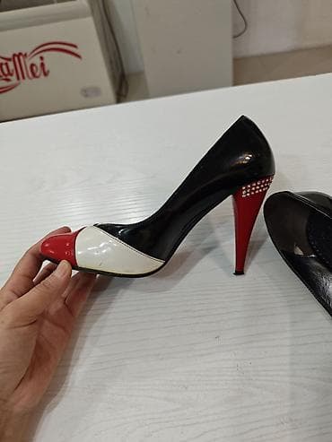 кызыл кия кыз: Туфли, 35, Dior, Колдонулган, түсү - Кара — 3