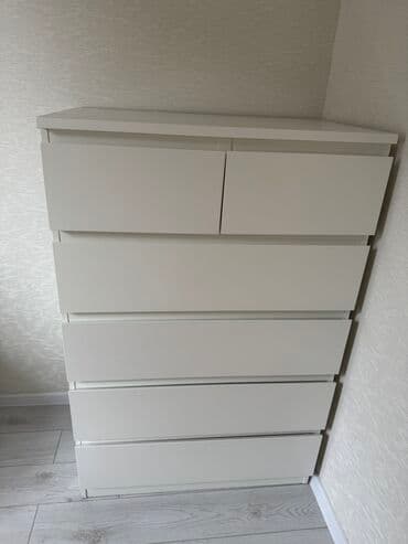 буфет кухонный бу: Комод для одежды, Б/у, Без зеркала, Дерево, цвет - Белый — 4