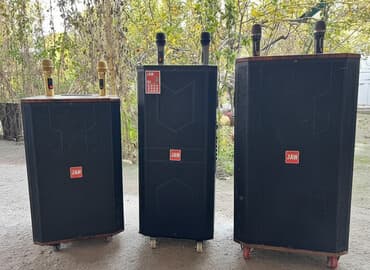 Аренда колонки - Три напольные активные колонки JAW разного размера at lalafo.kg Аренда колонки - Три напольные активные колонки JAW разного размера