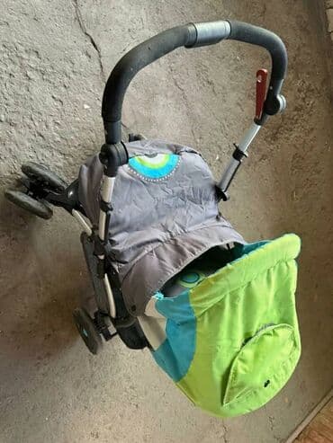 многофункциональная коляска для детей: Балдар арабасы, түсү - Күмүш, Колдонулган — 4